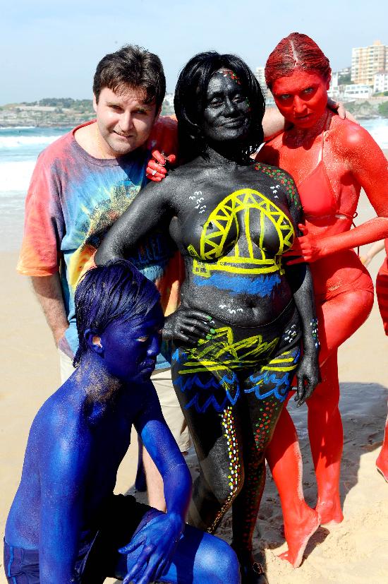 Bondi Beach bodypainting